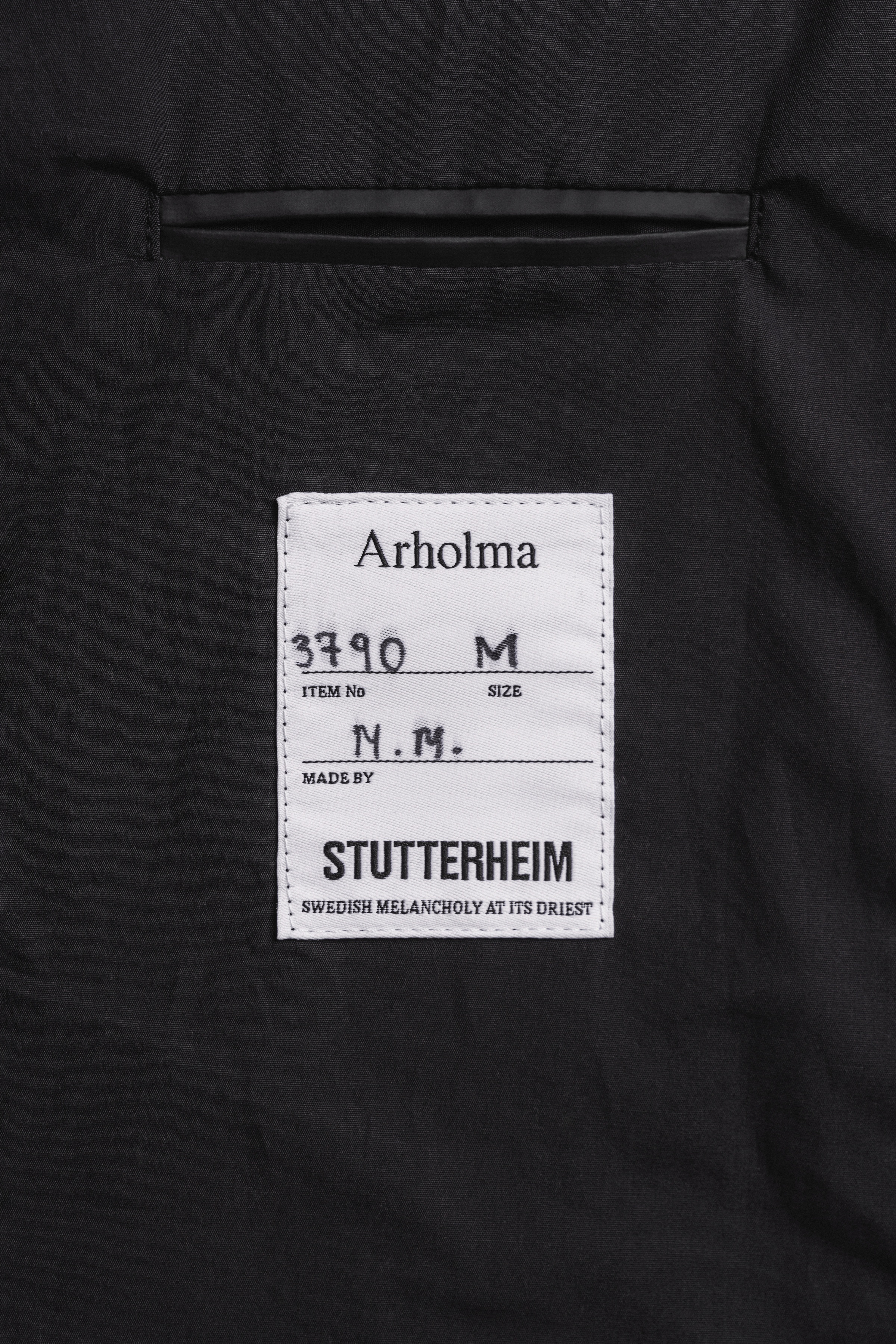 Arholma Raincoat Black - 9