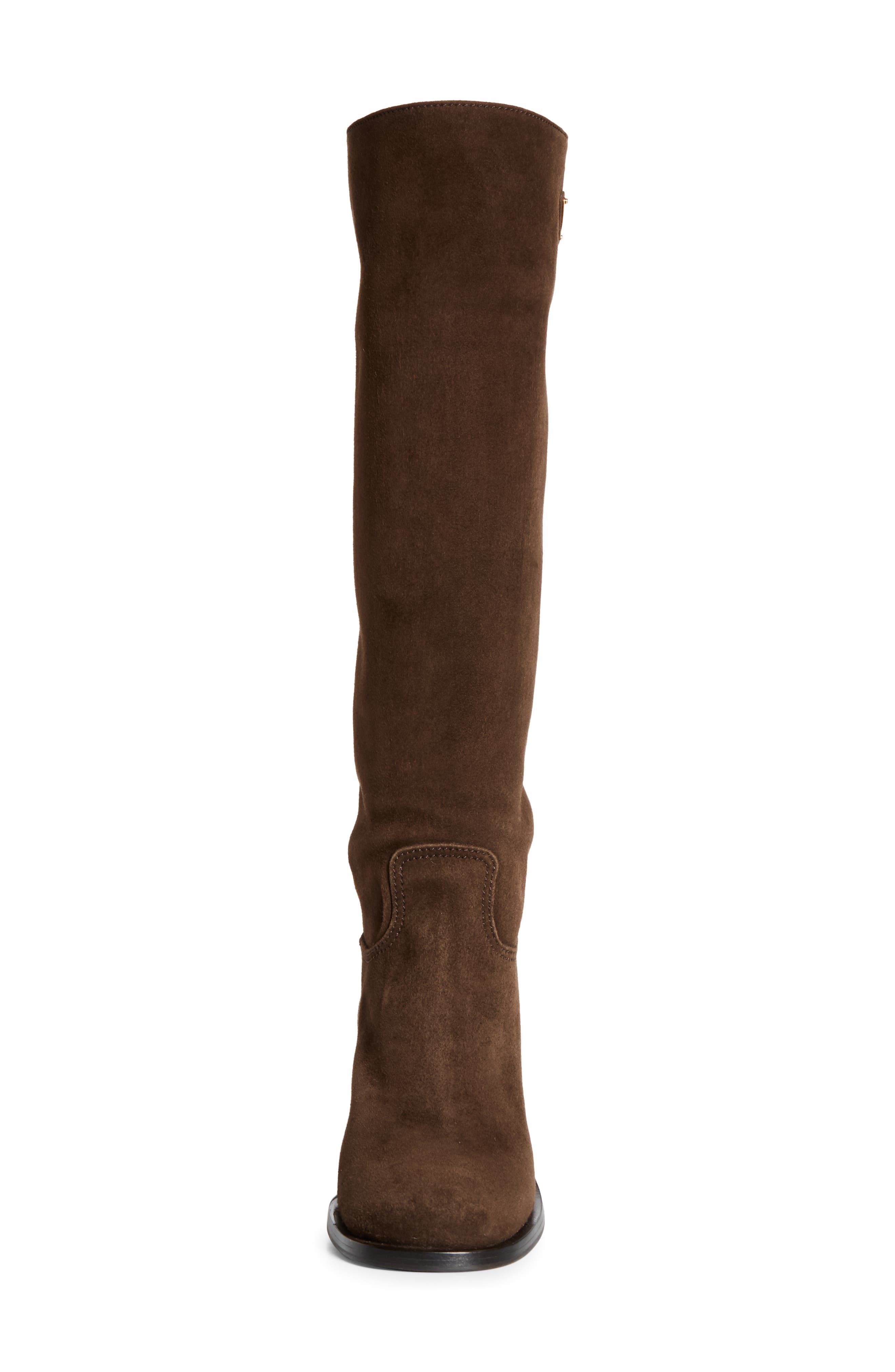Prada Suede Knee High Boot in Moro at Nordstrom - 4