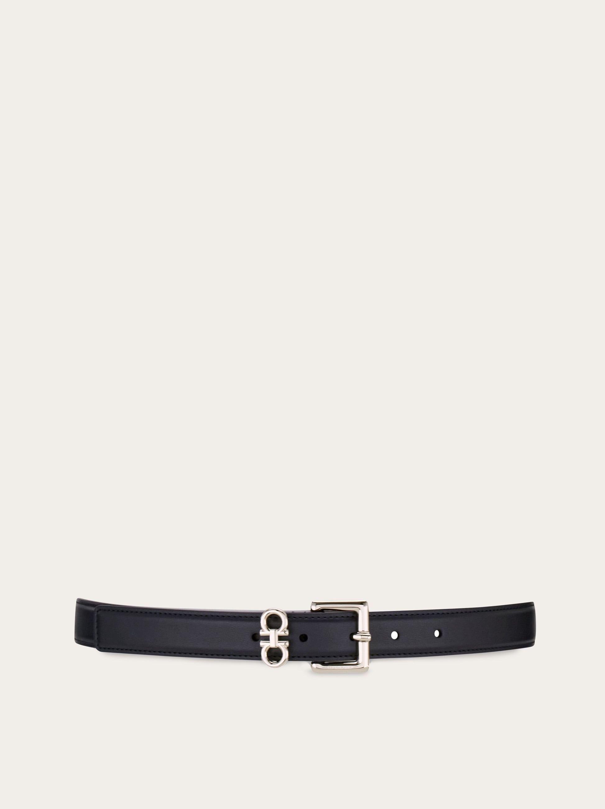 Double Gancini fixed belt - 1
