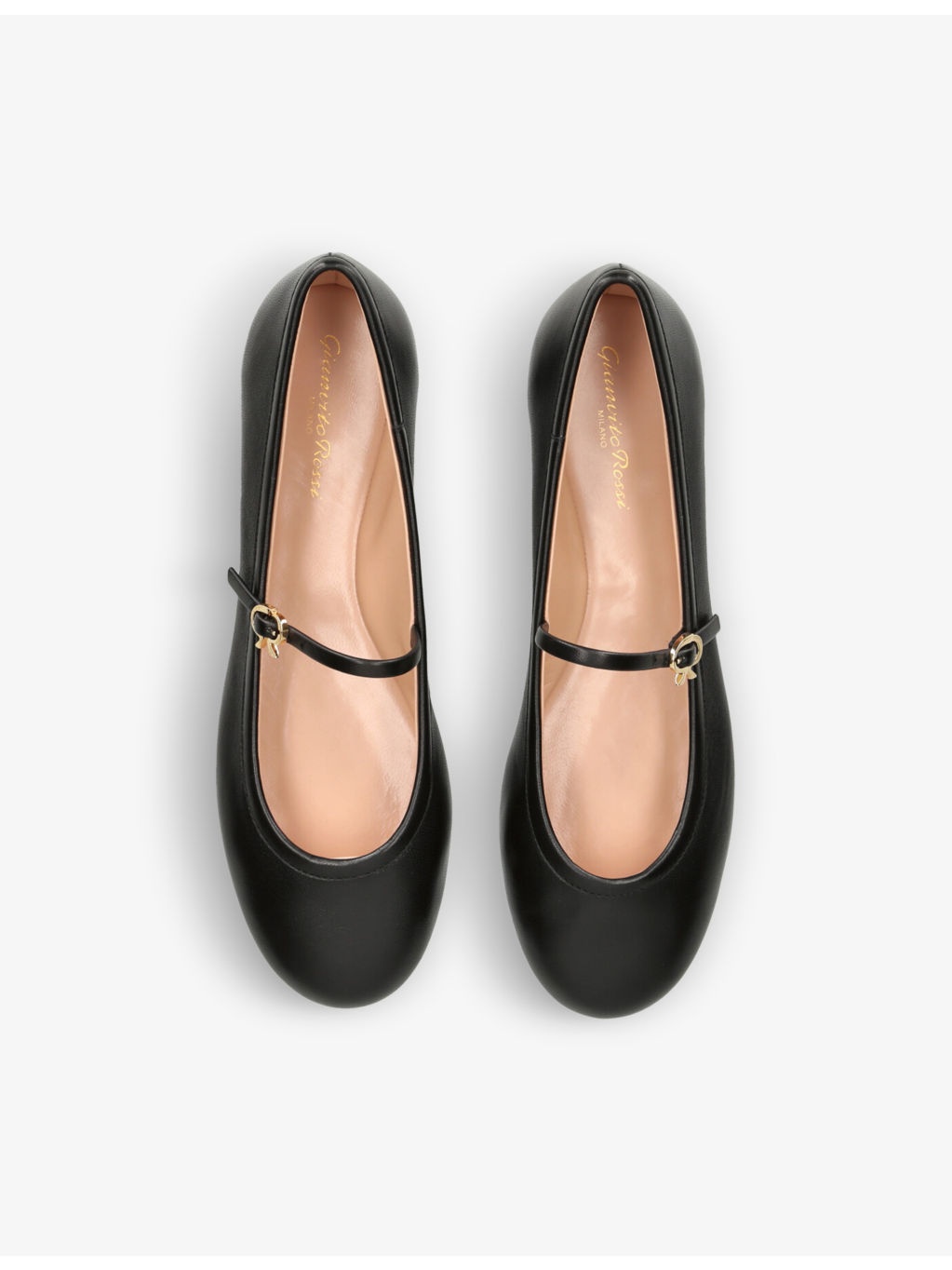 Carla ribbon-buckle leather flats - 2