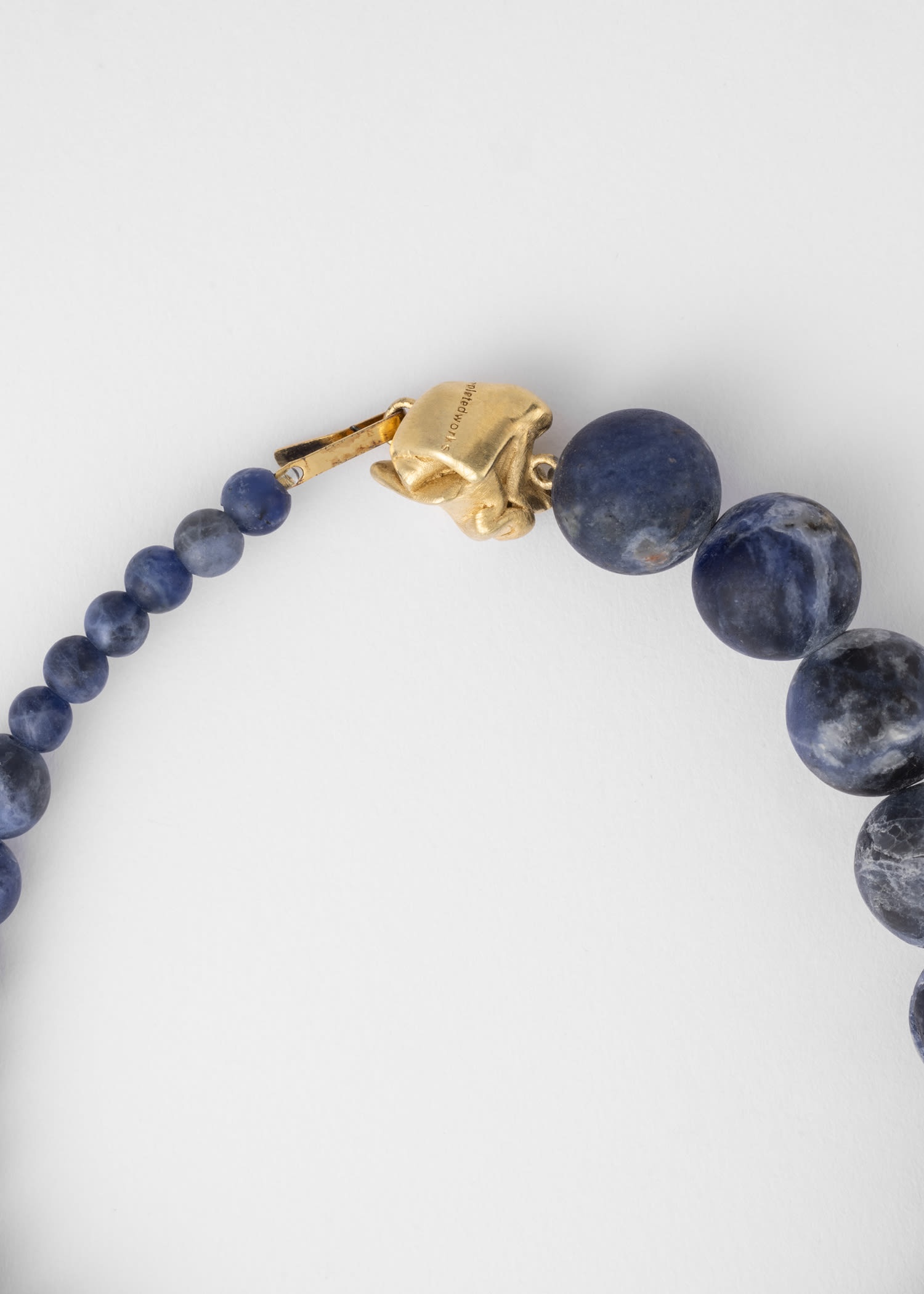 Sodalite & Gold Vermeil Bracelet by Completedworks - 4
