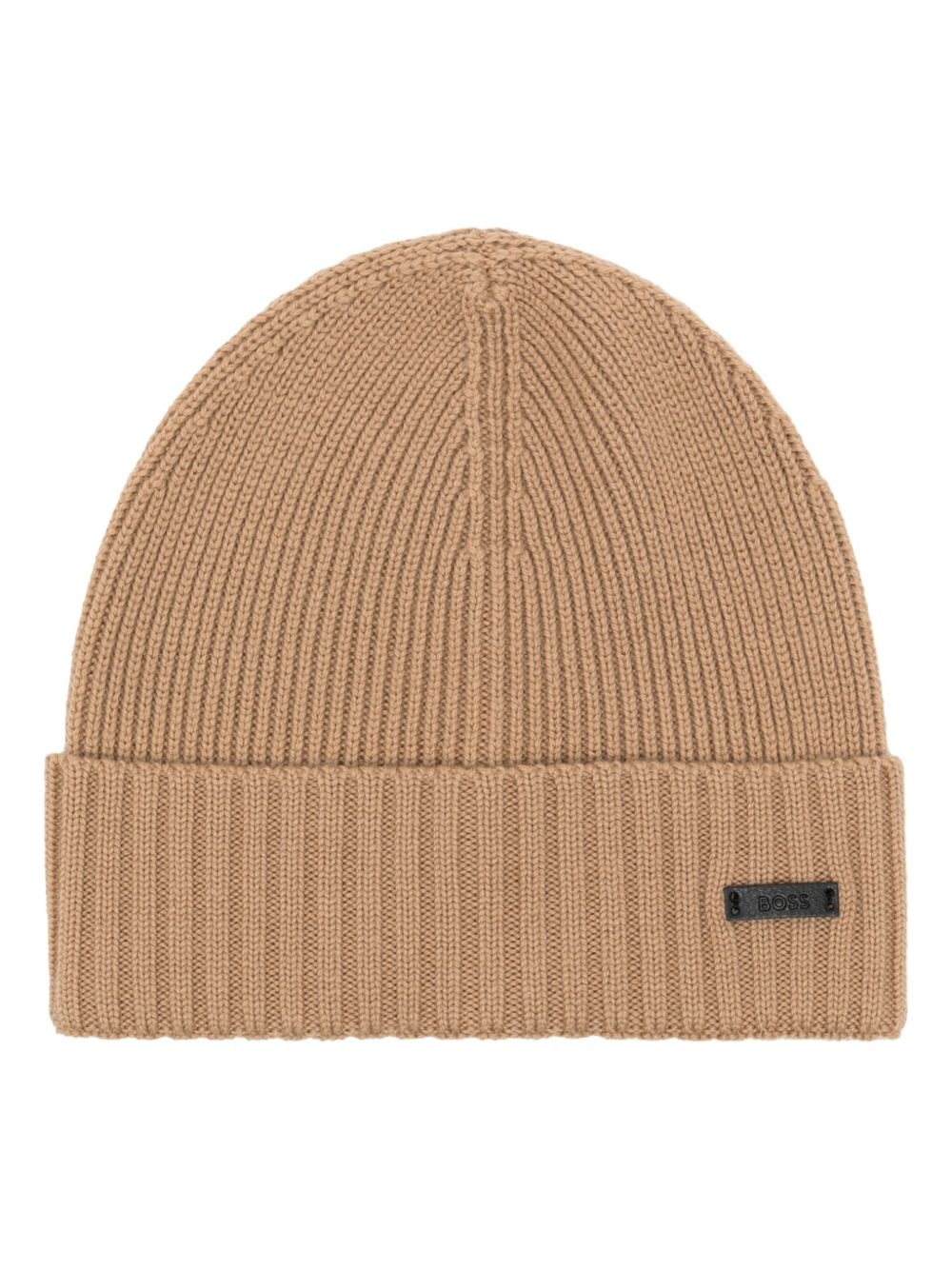 ribbed-knit beanie - 1