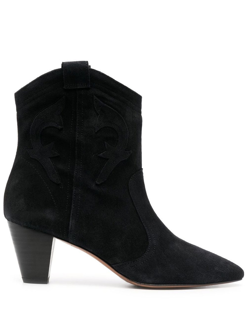 Casey suede cowboy boots 1