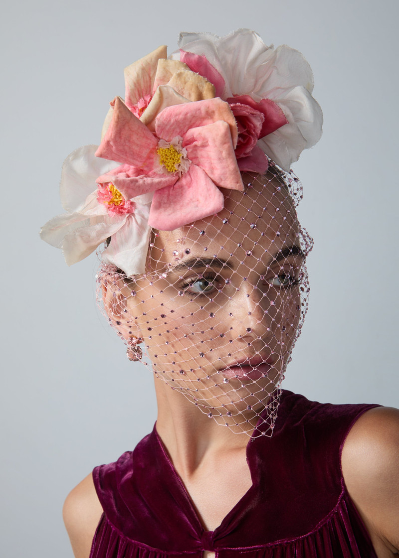 Jennifer Behr Jennifer Behr x New York Vintage Effie Voilette outlook