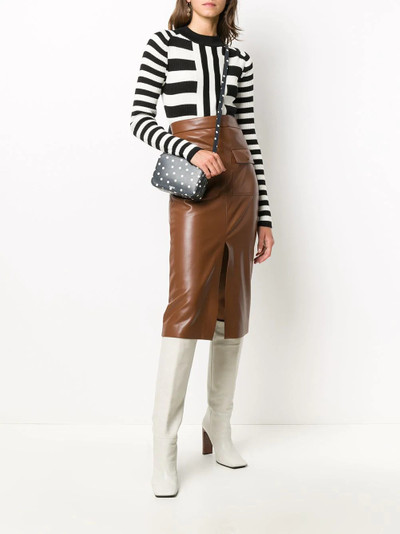 MSGM faux leather pencil skirt outlook