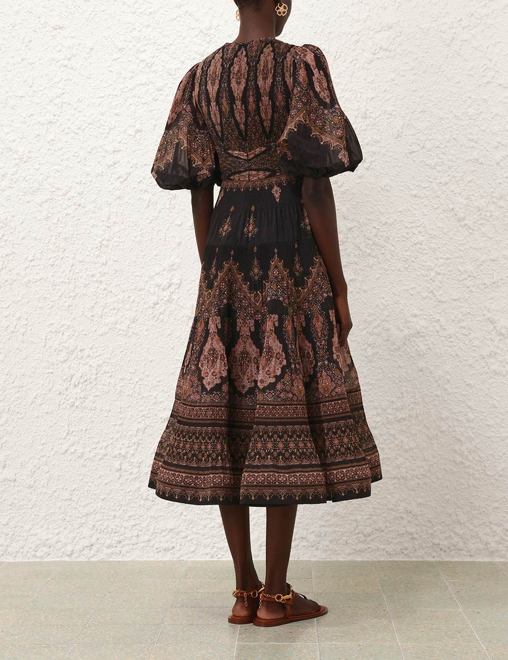 PLEATED MIDI DRESS - 4