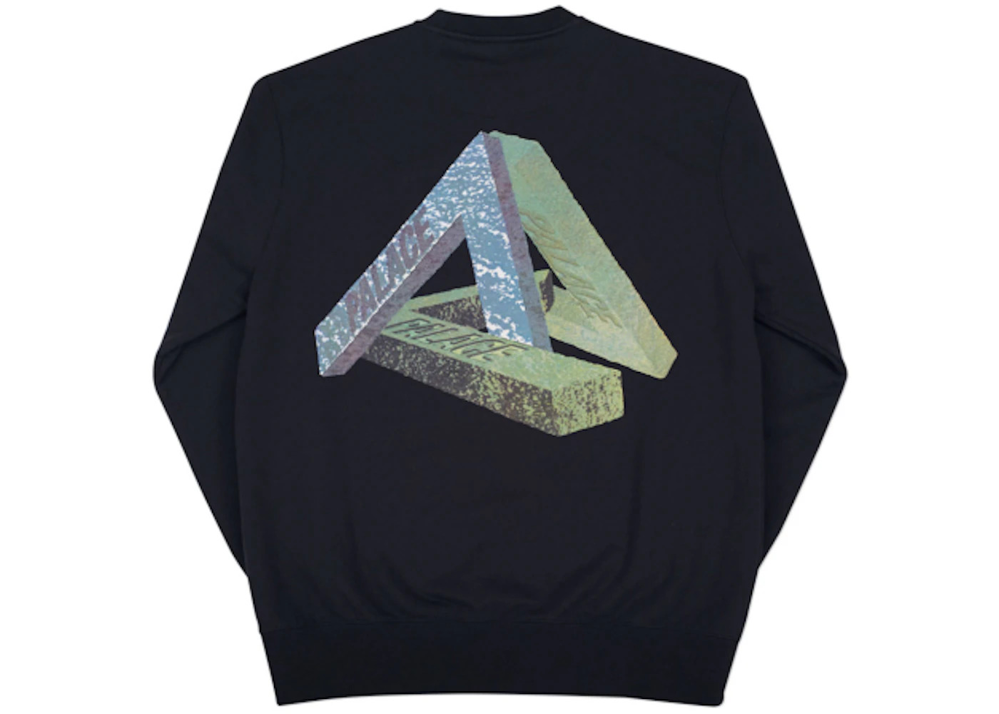 Palace Stones Crew Black/Blue/Green - 2