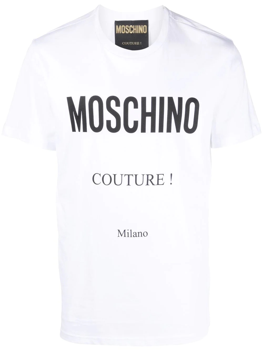 logo-print organic-cotton T-shirt - 1