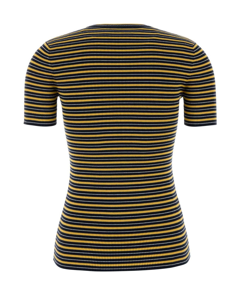 Prada Embroidered Stretch Cotton T-shirt outlook