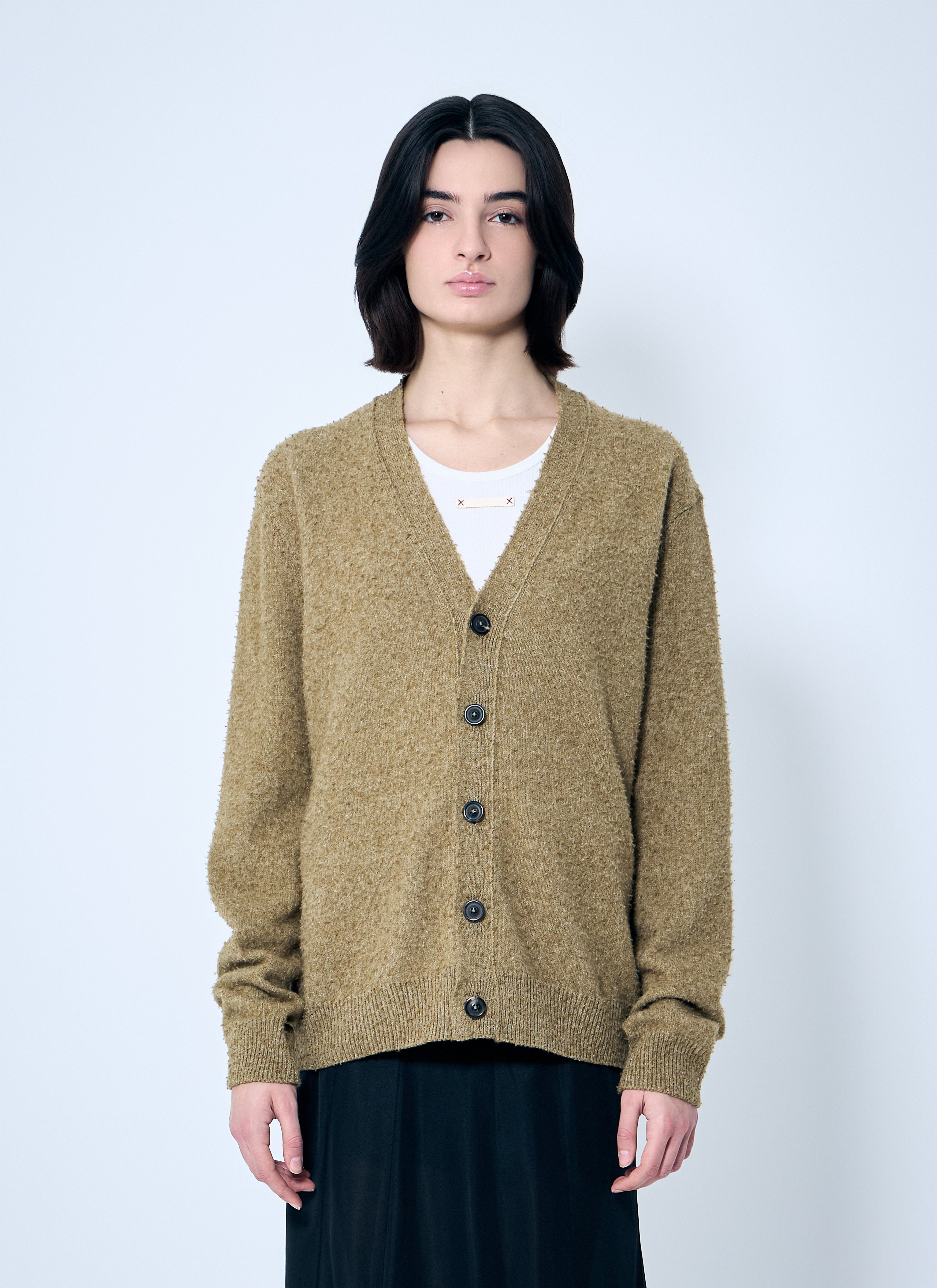 Maison Margiela Women Wool-Blend Cardigan - 1