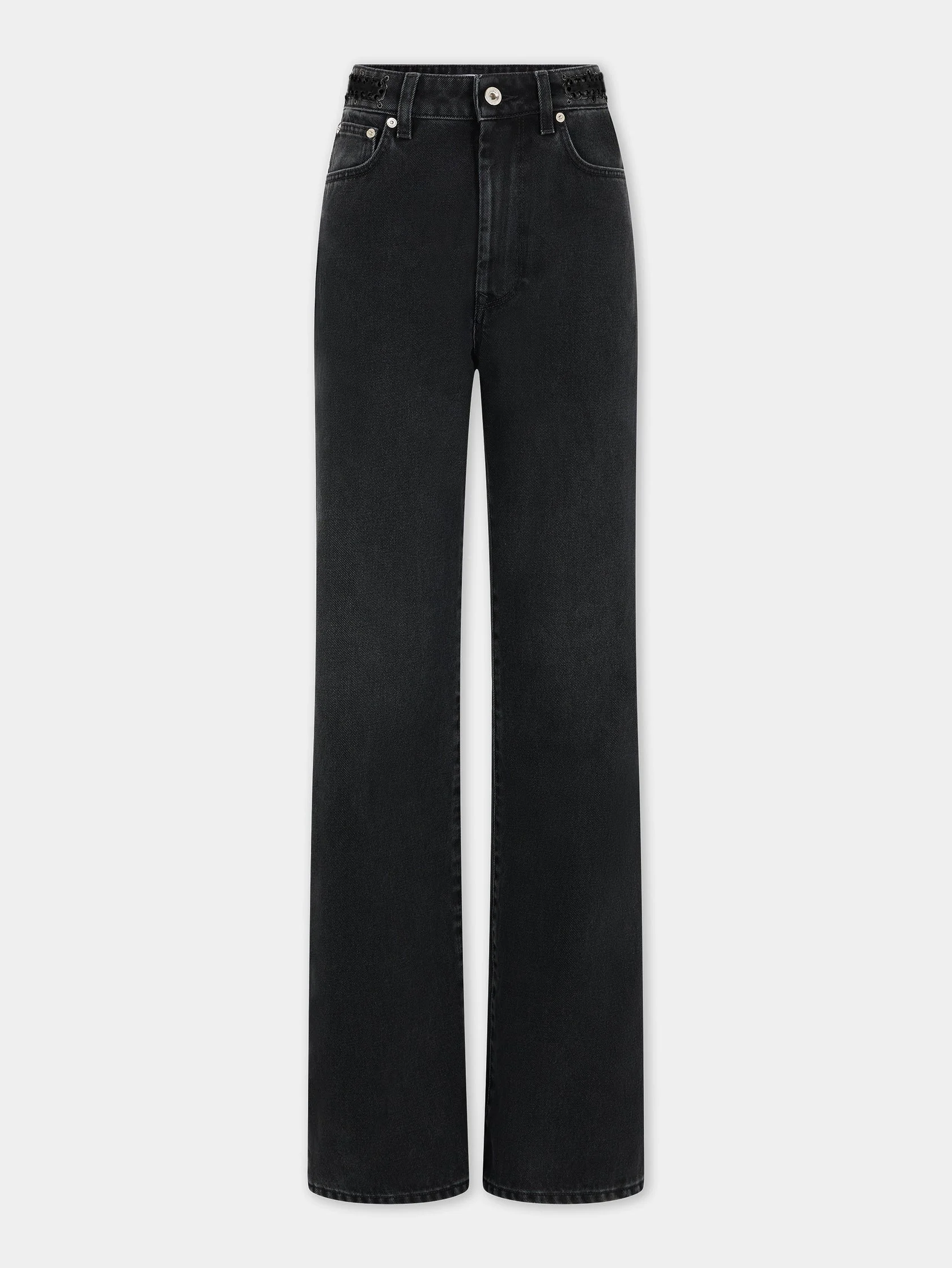 SIGNATURE BLACK JEANS WITH TONE-ON-TONE 1969 DISCS - 1