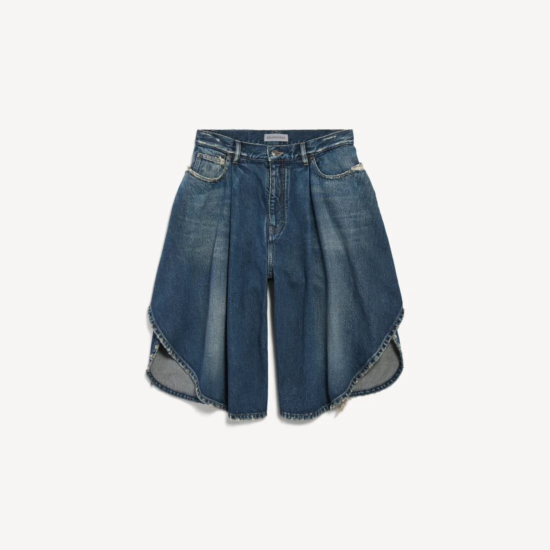 Women's Tulip Bermuda in Dark Ocean - 1