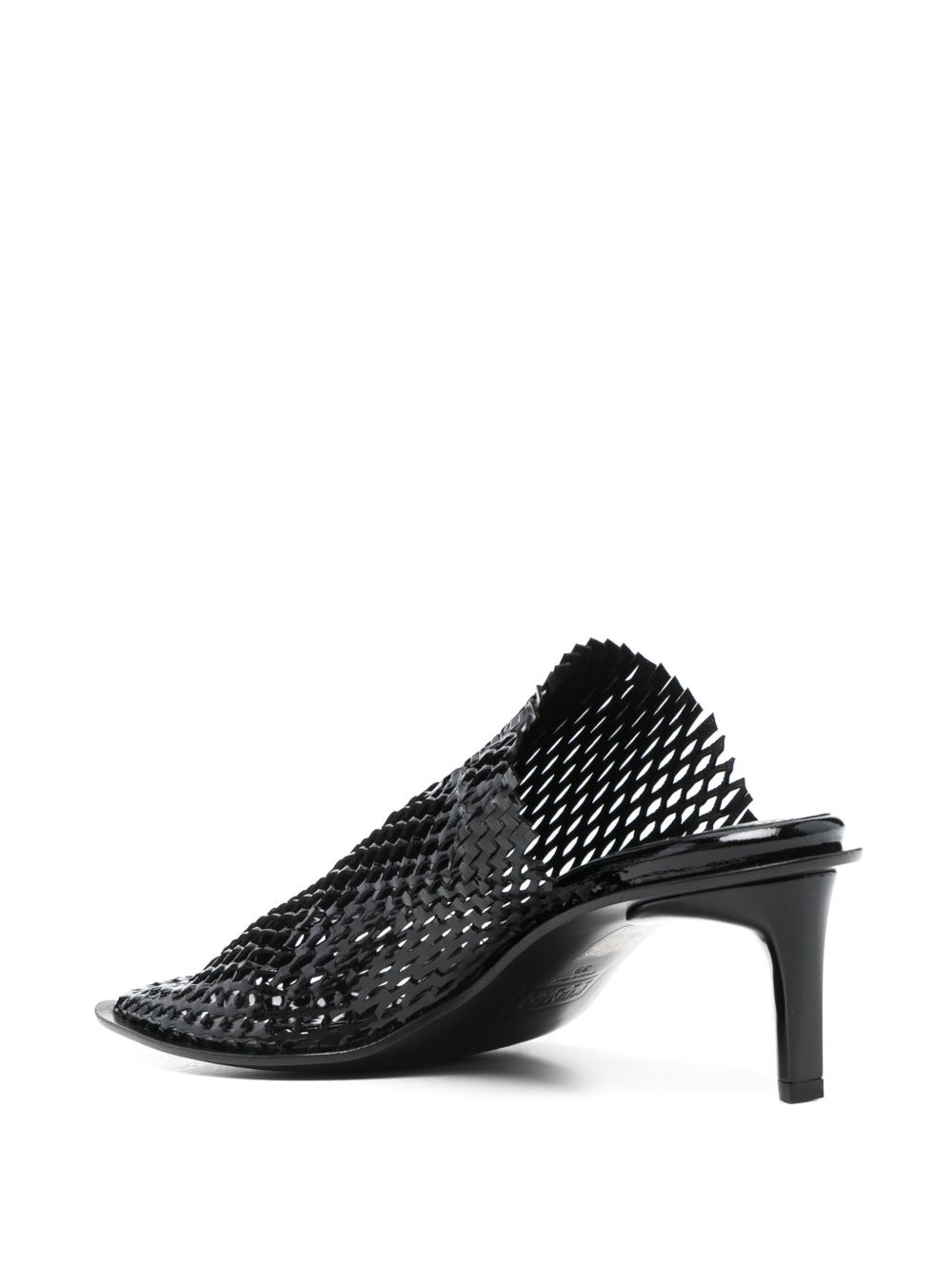55mm mesh-design mules - 3