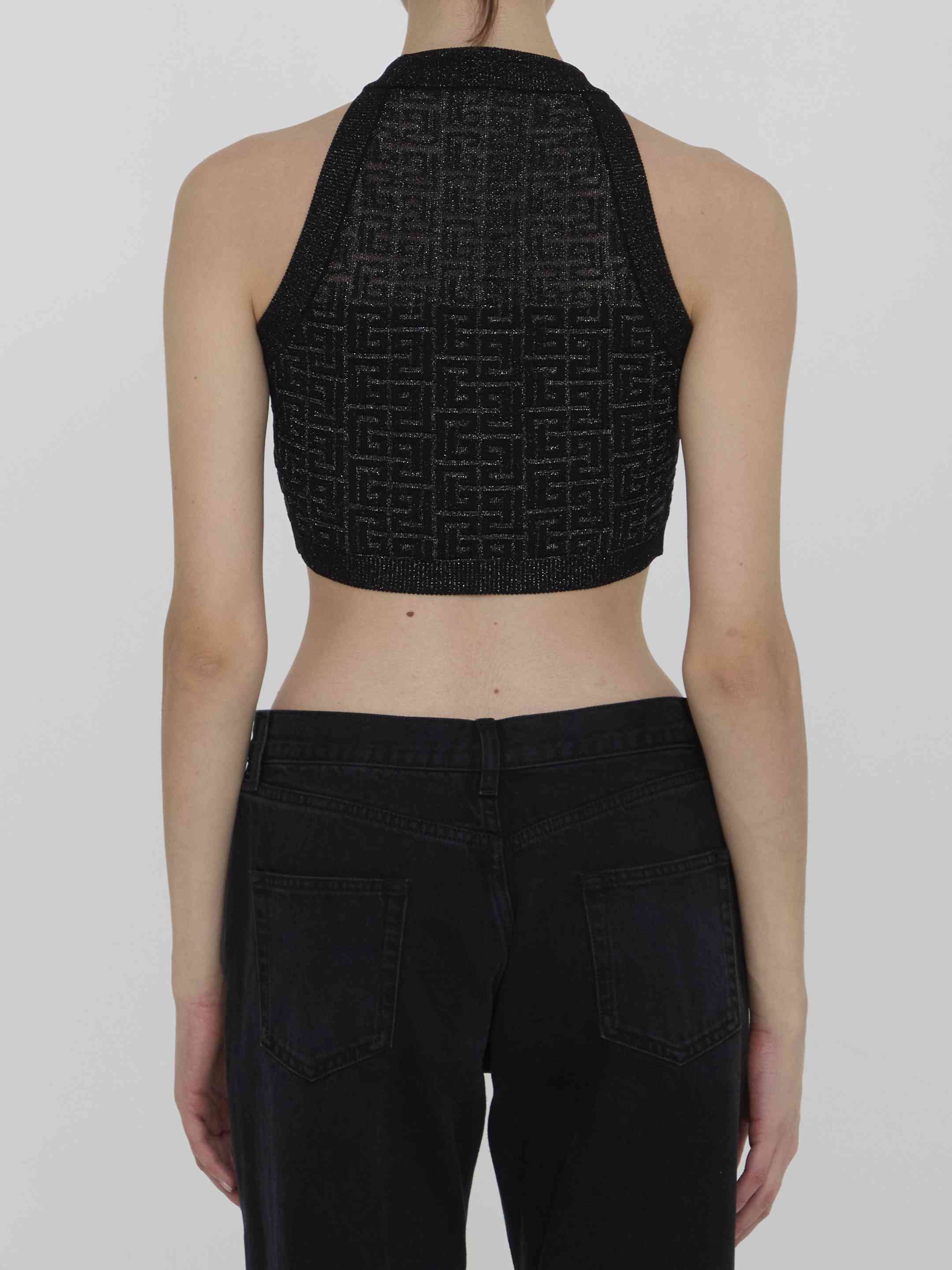Balmain Women Pb Labyrinth Knit Top - 4