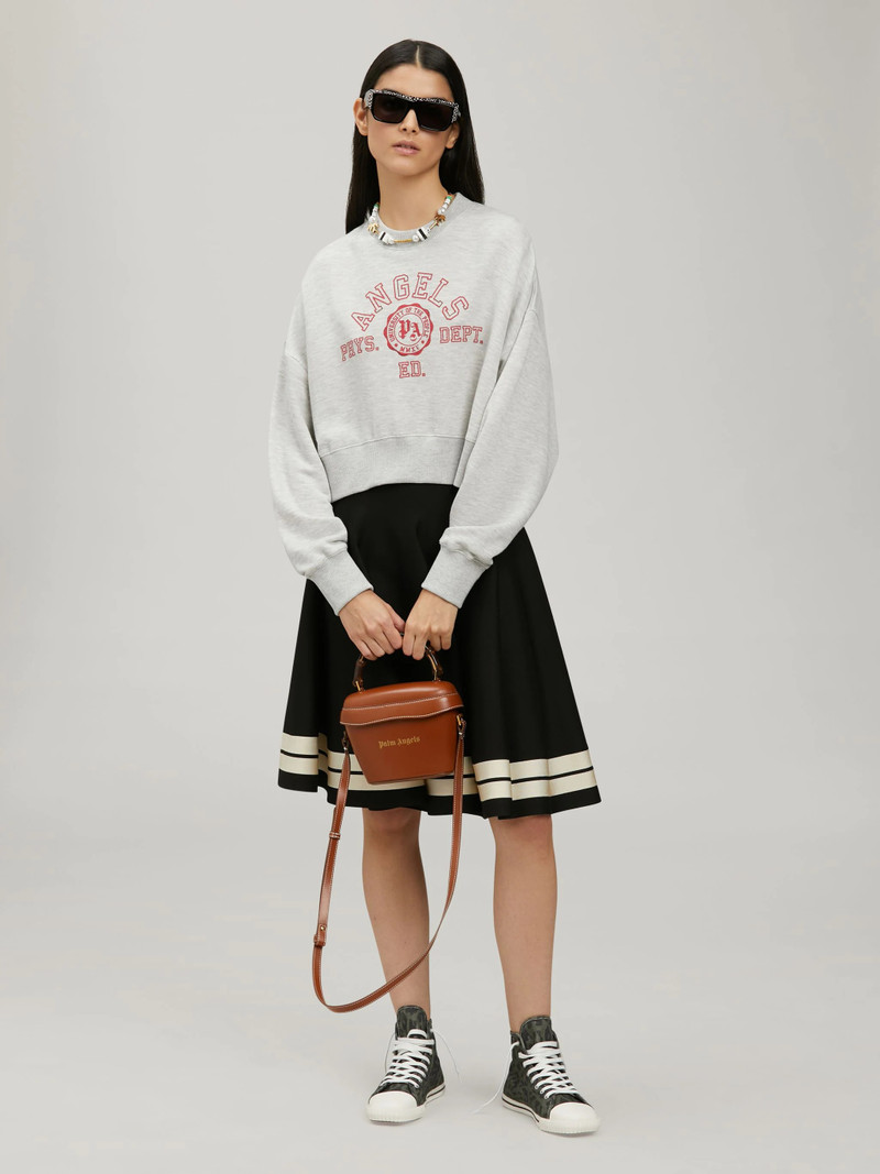 Palm Angels COLLEGE CROPPED SWEATSHIRT outlook