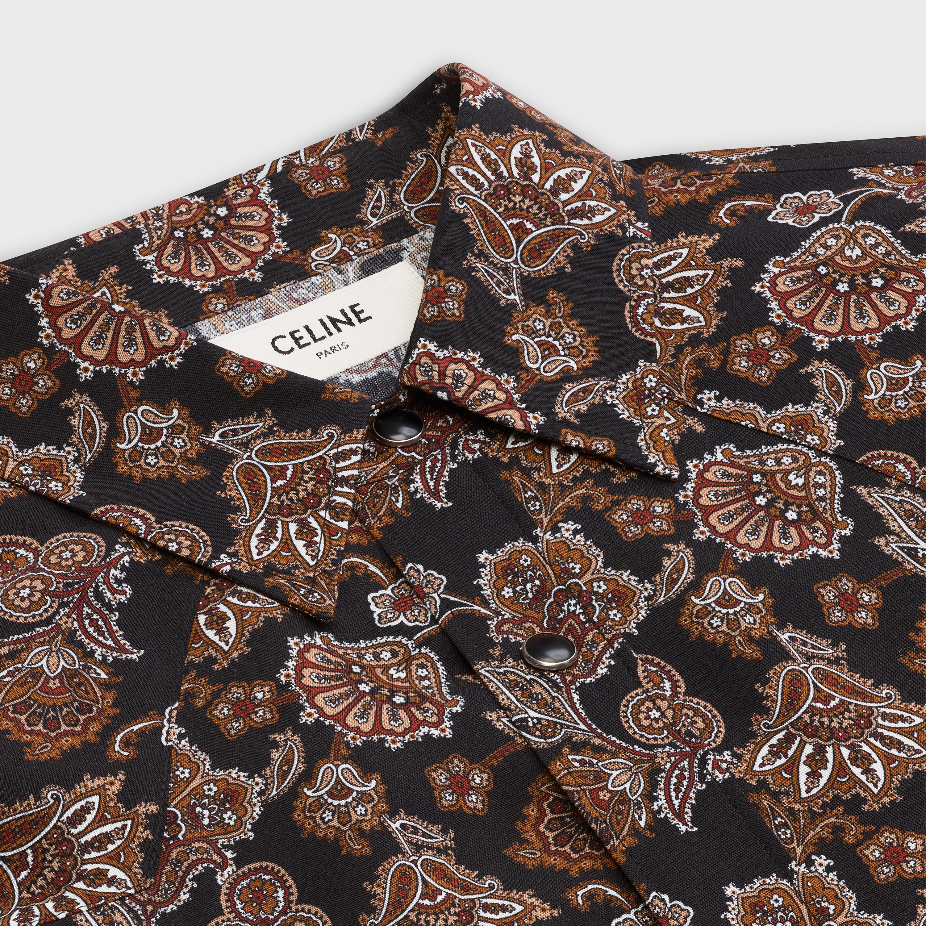 WESTERN SHIRT IN VISCOSE WITH PRINT - 3