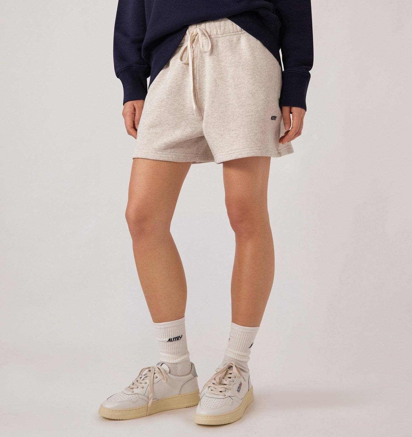 EMBROIDERED AUTRY LOGO SHORT WOMAN - 3