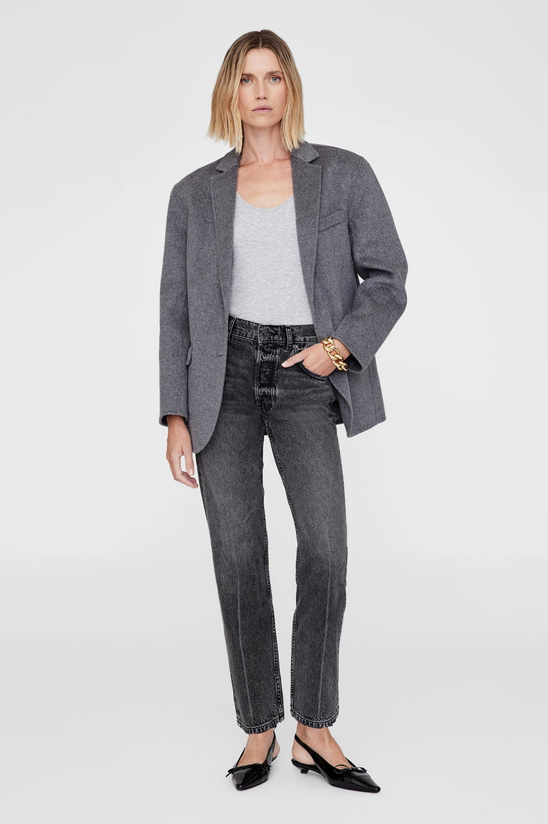 ANINE BING Kate Jean - Steel Grey outlook