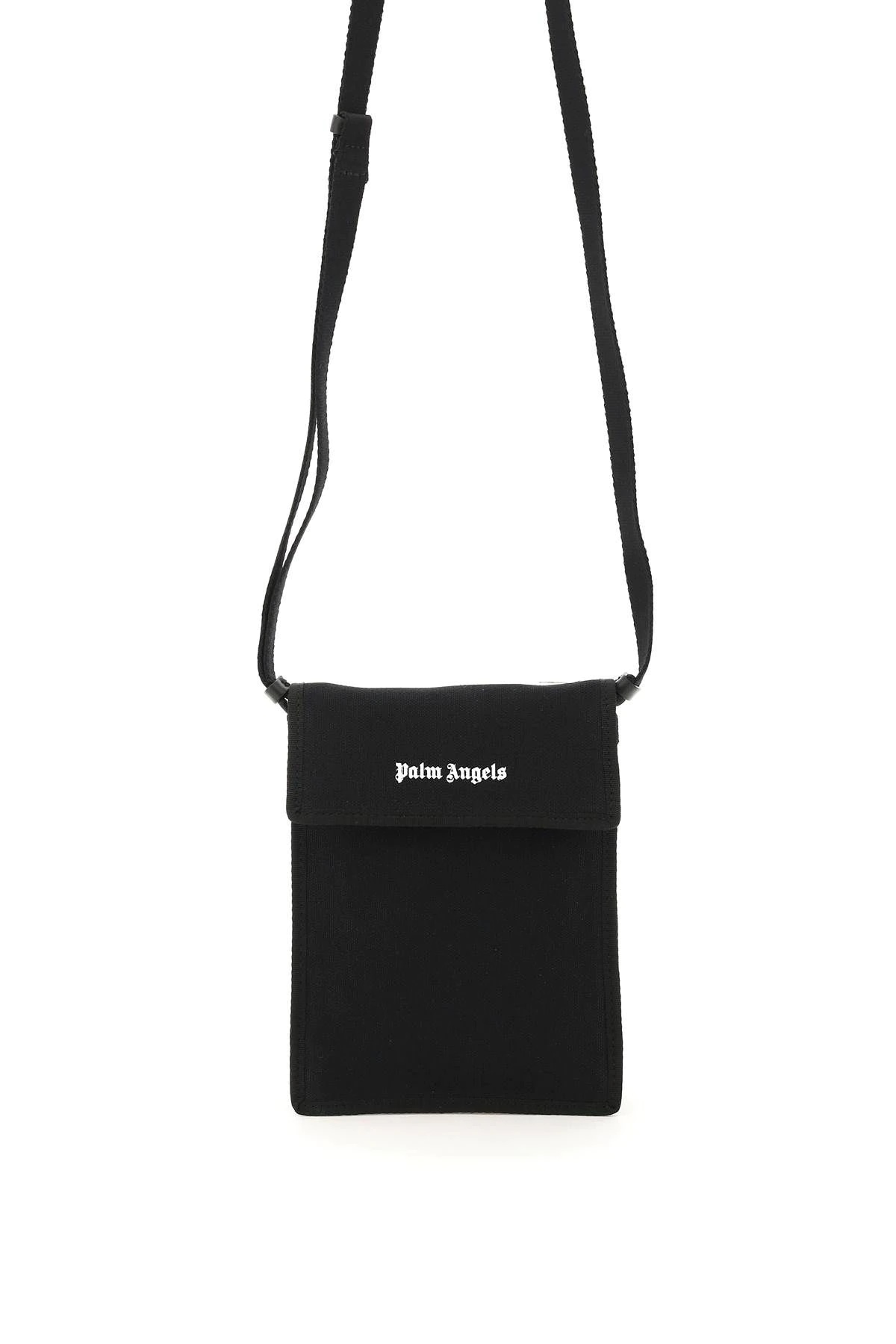 CROSSBODY COTTON PHONE BAG WITH LOGO - 1