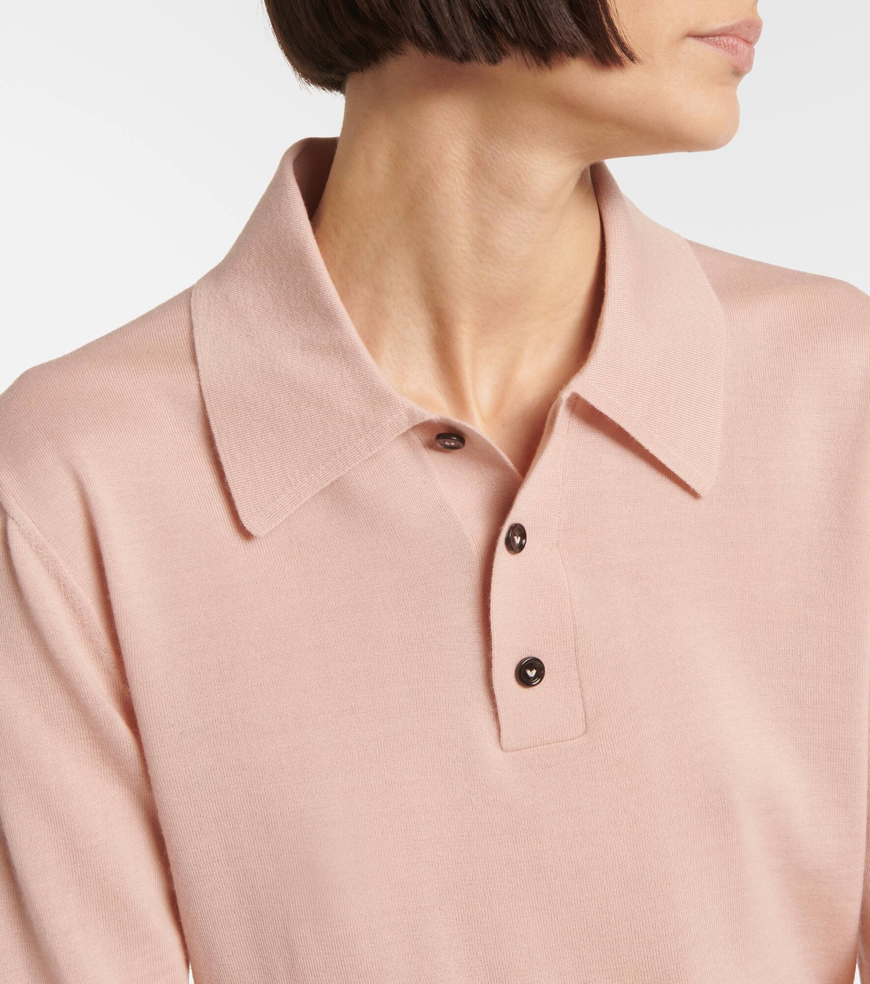 Cashmere polo sweater - 4
