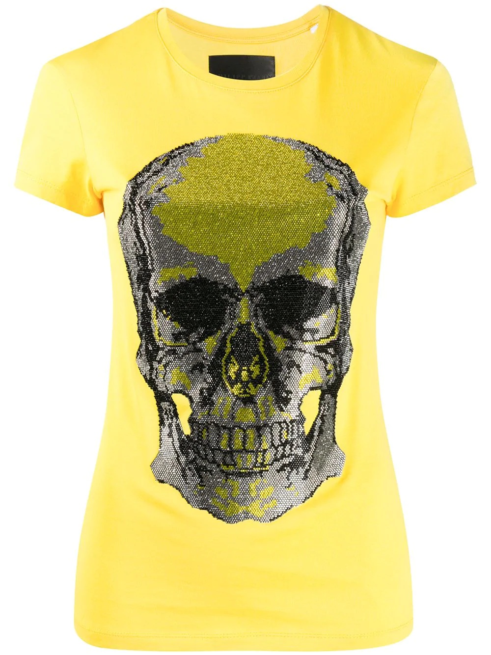 Skull rhinestone T-Shirt - 1