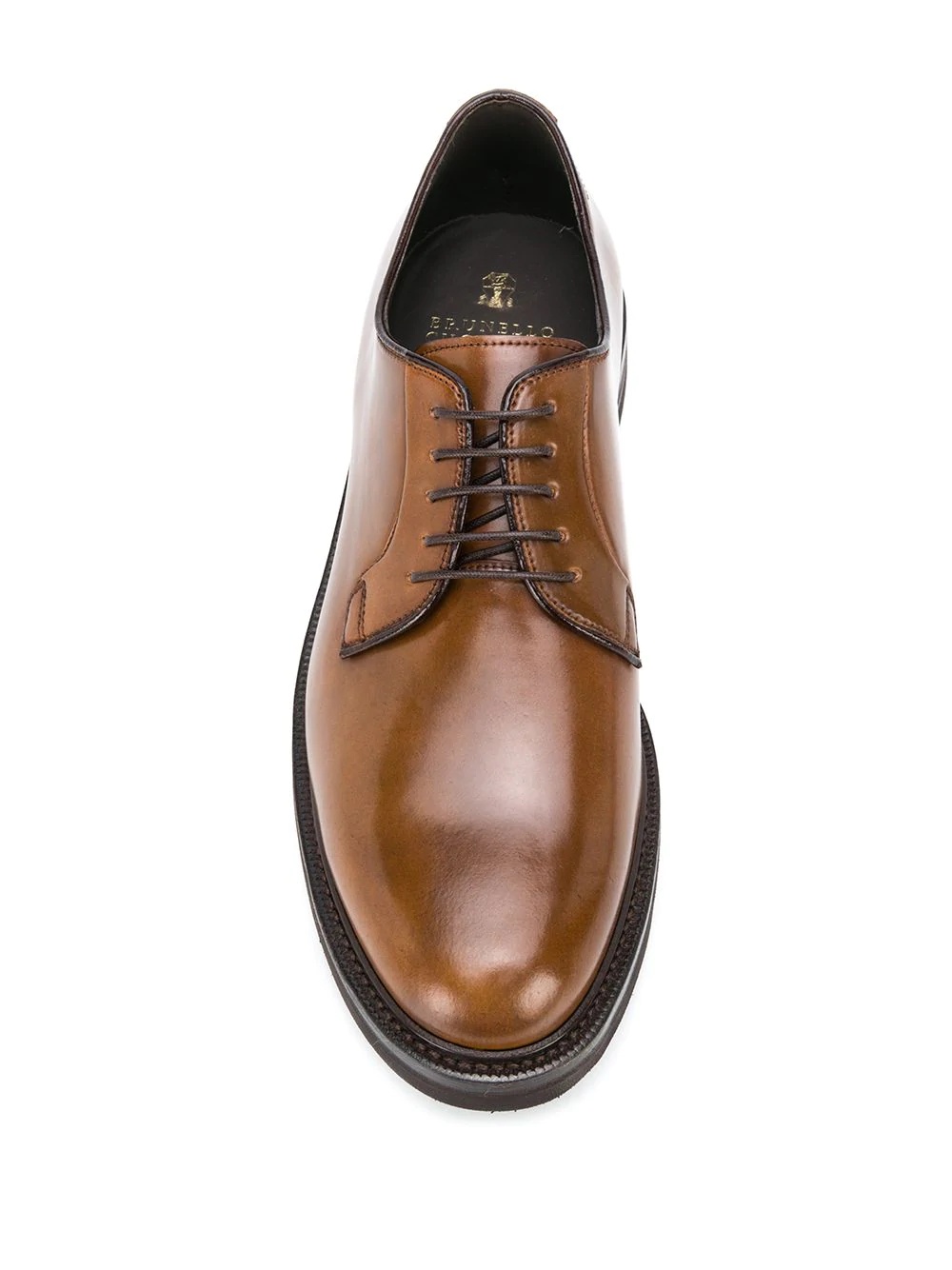 Cordovan derby shoes - 4