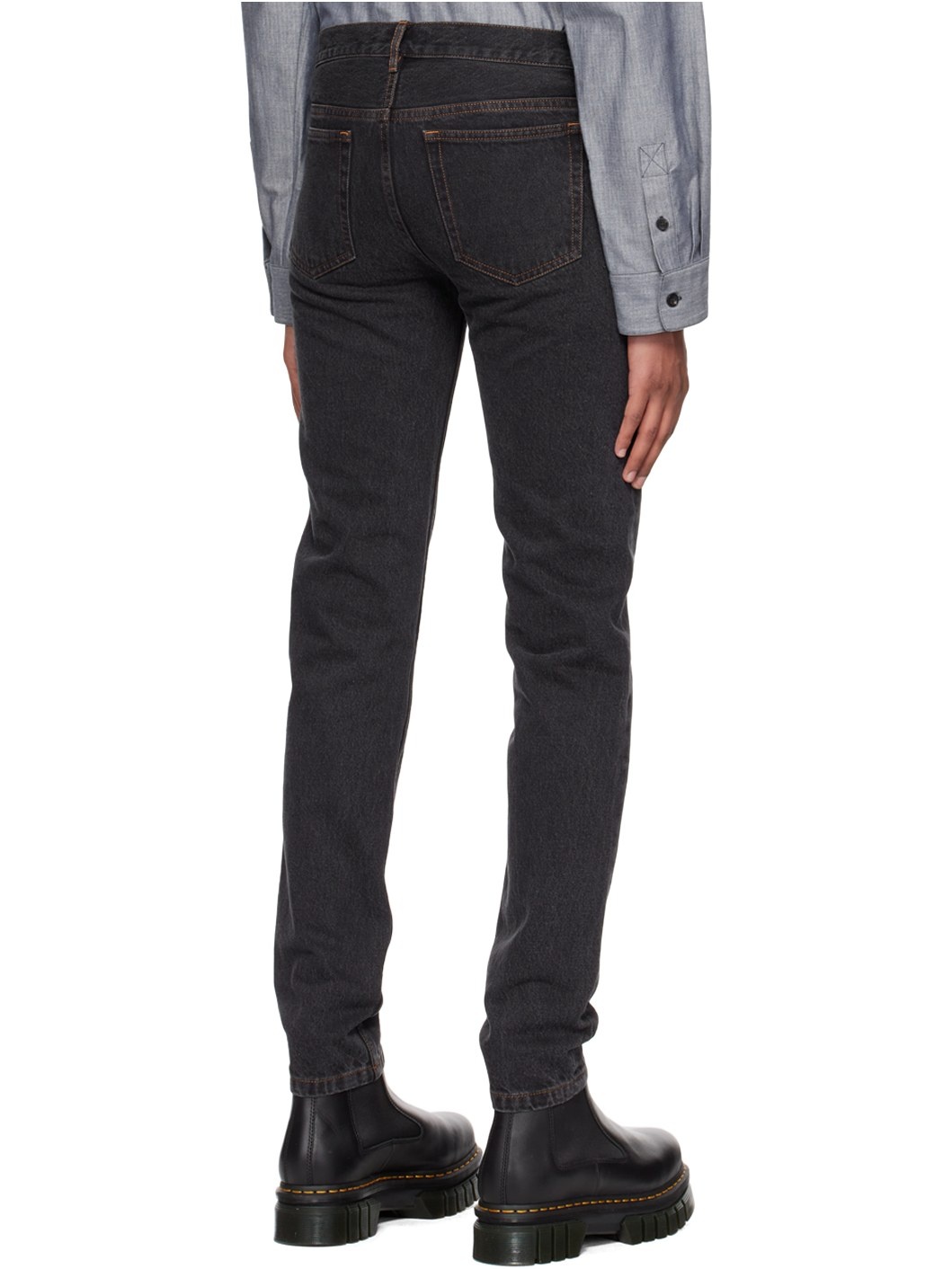 Black New Standard Jeans - 3
