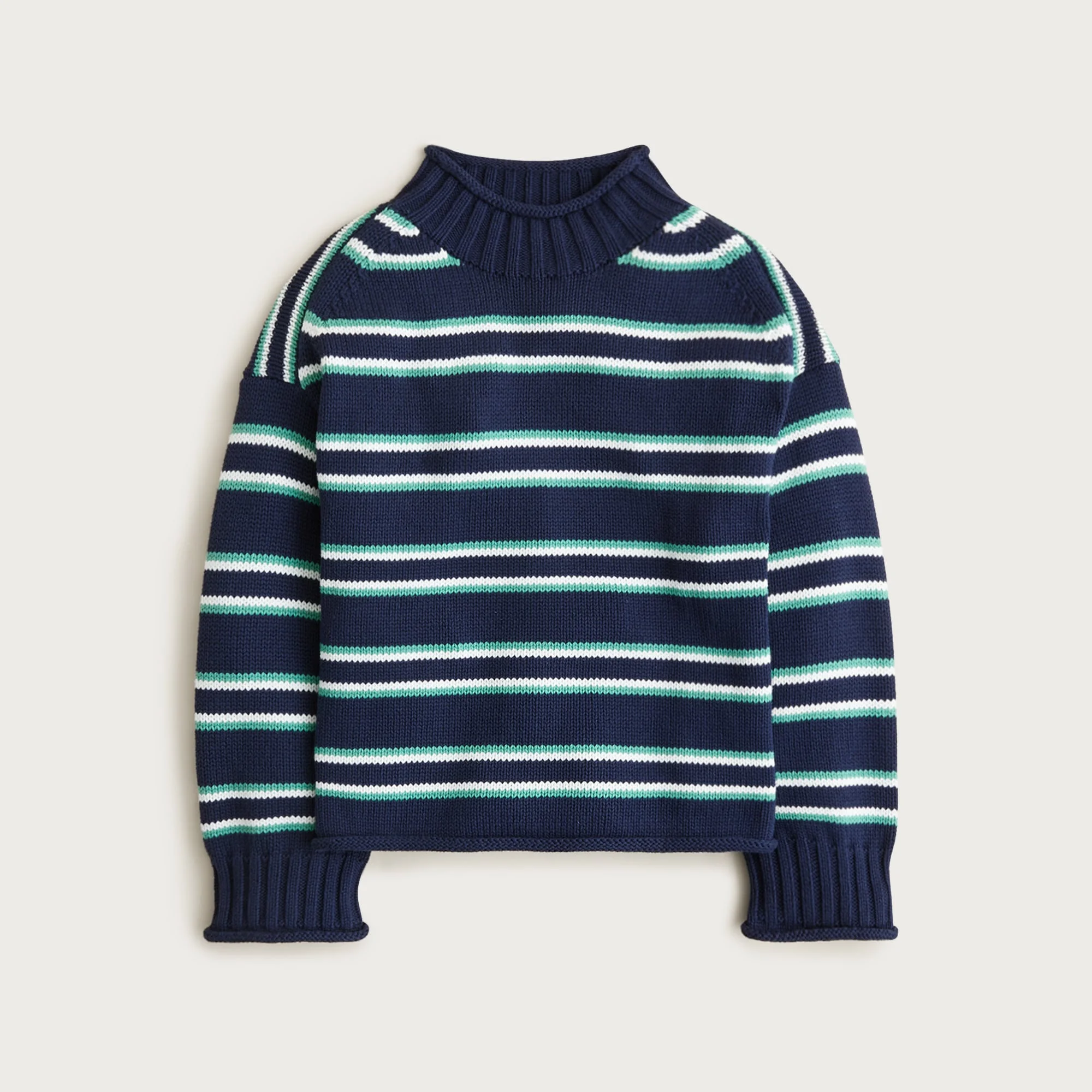 2025 Rollneck™ sweater in stripe - 1