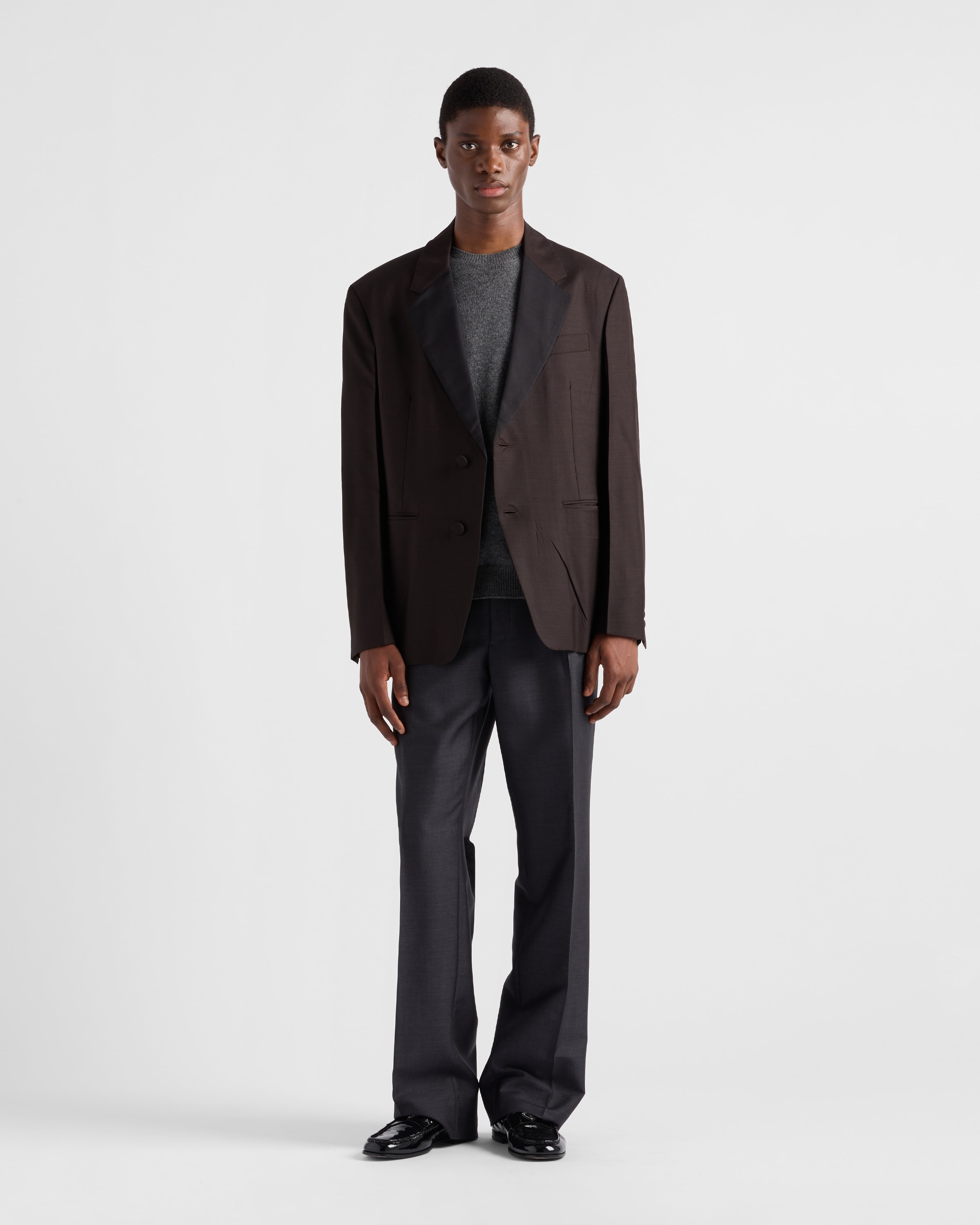 Mohair wool single-breasted jacket - 2