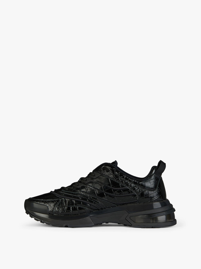 Givenchy GIV 1 SNEAKERS IN CROCODILE EFFECT LEATHER outlook