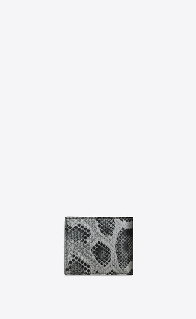 SAINT LAURENT east/west wallet in python outlook