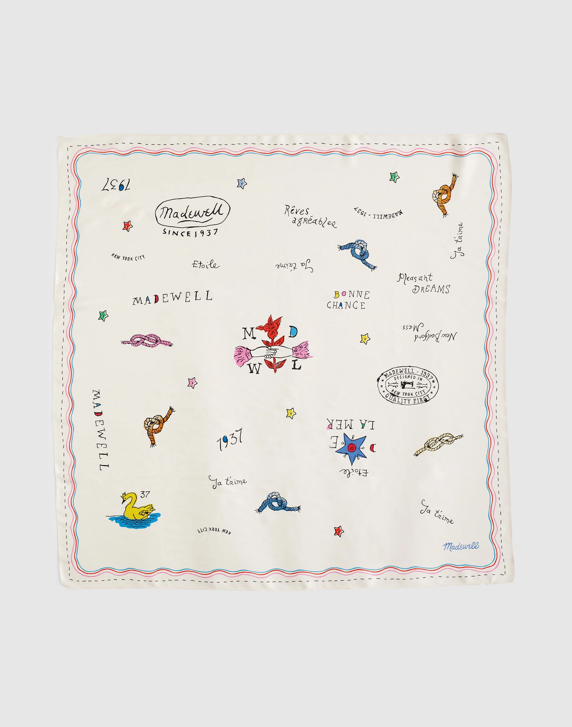 Medium Silk Bandana - 1