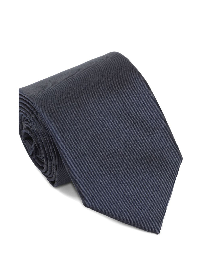 Canali striped silk tie outlook