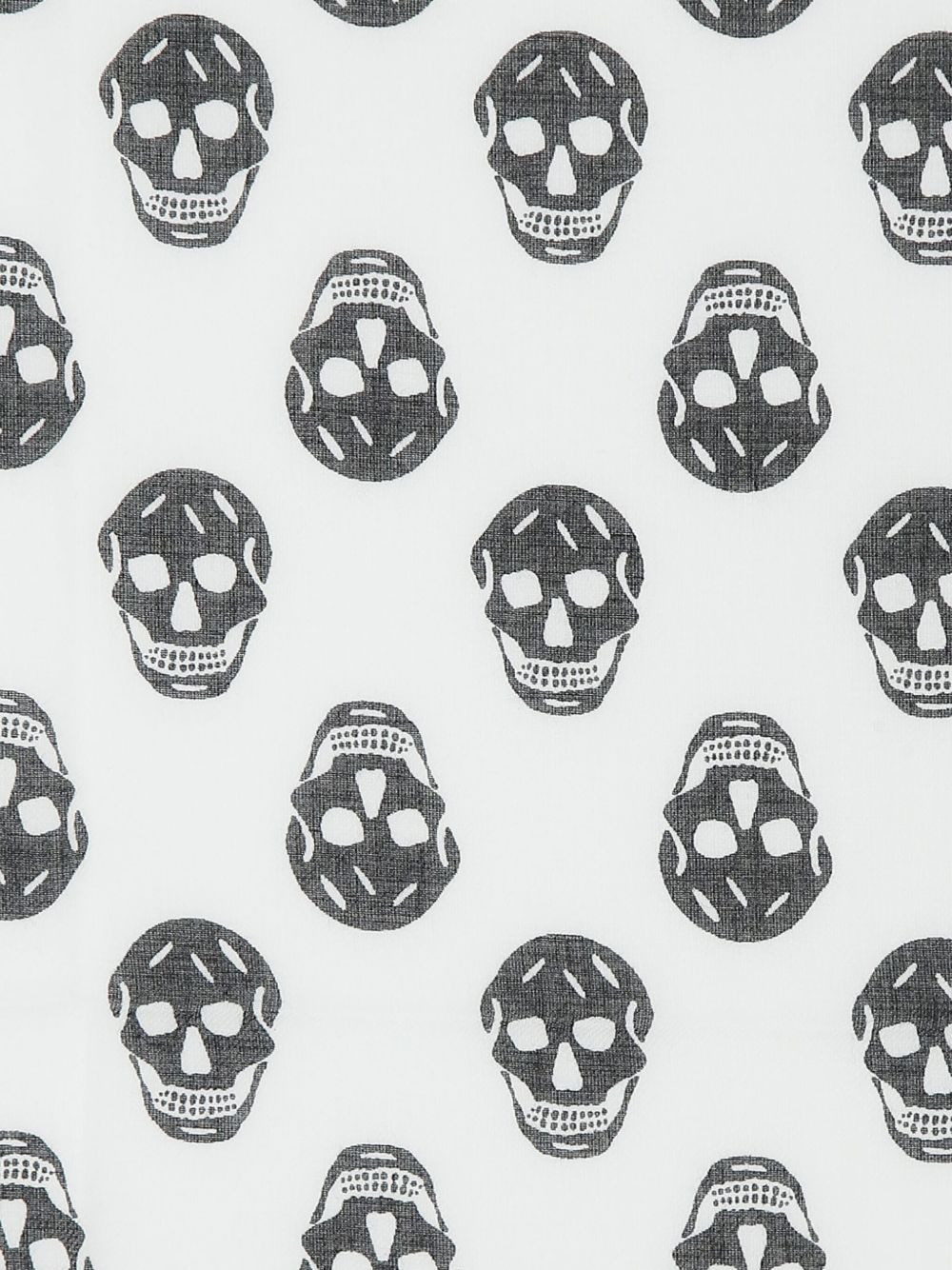 skull-print scarf - 3