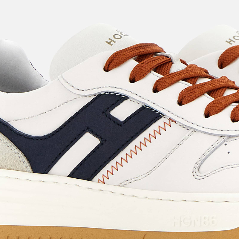 Sneakers Hogan H630 White Blue Orange 5