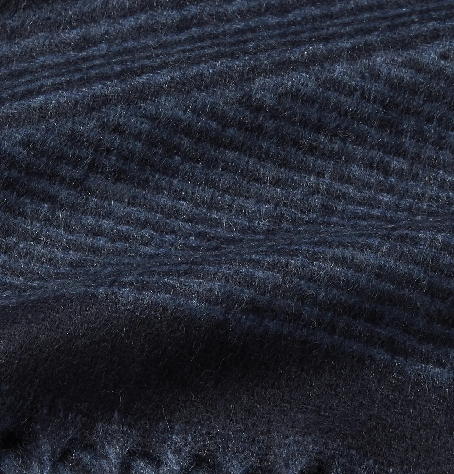 Fringed Striped Cashmere Scarf - 3