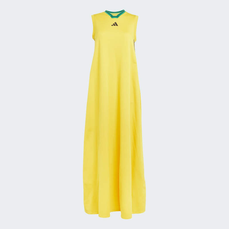 Tiro Cut 3-Stripes Soft Mesh Long Dress 1