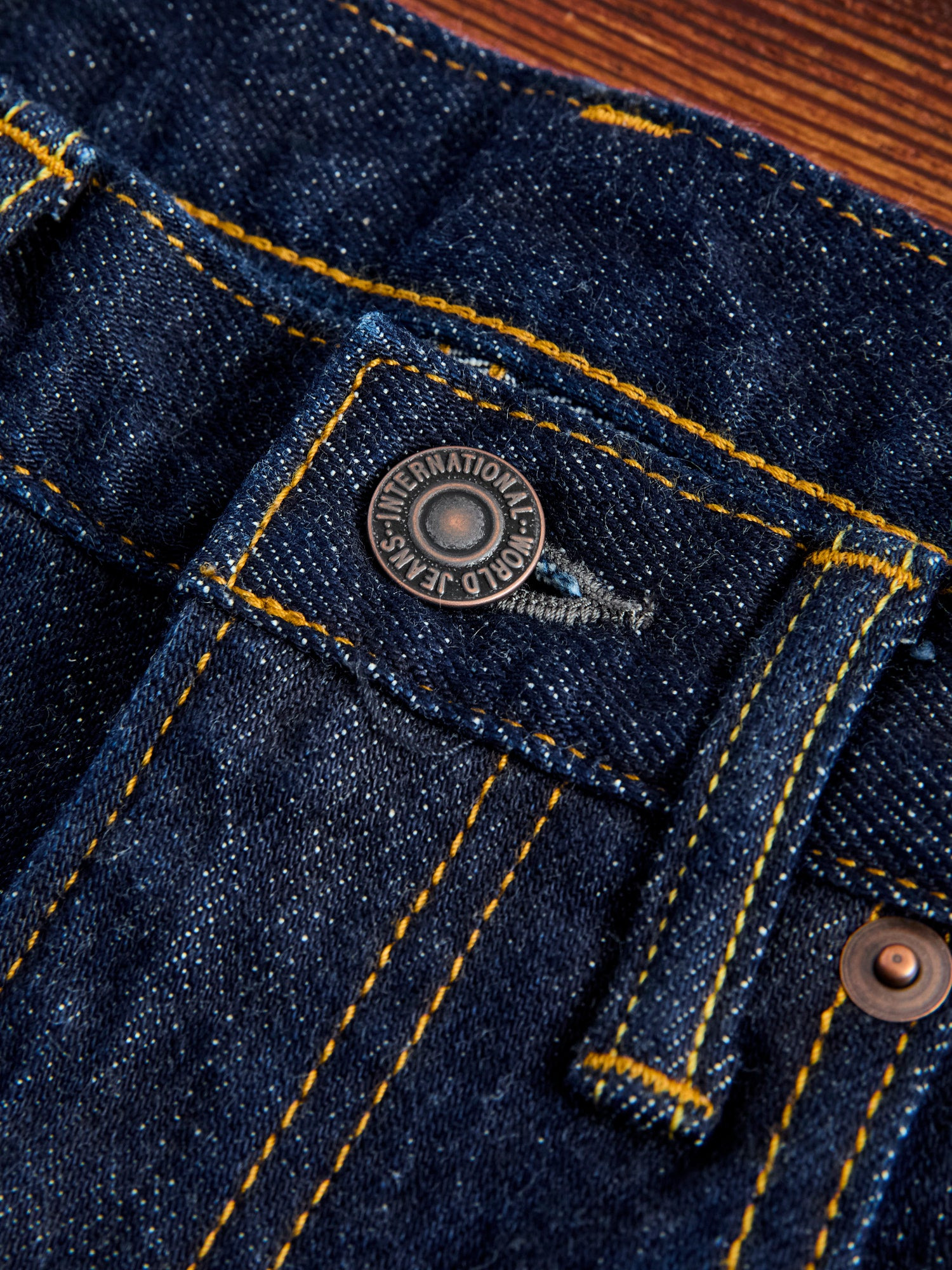 11.8oz Indigo Stretch Selvedge Denim - Tapered Fit - 5