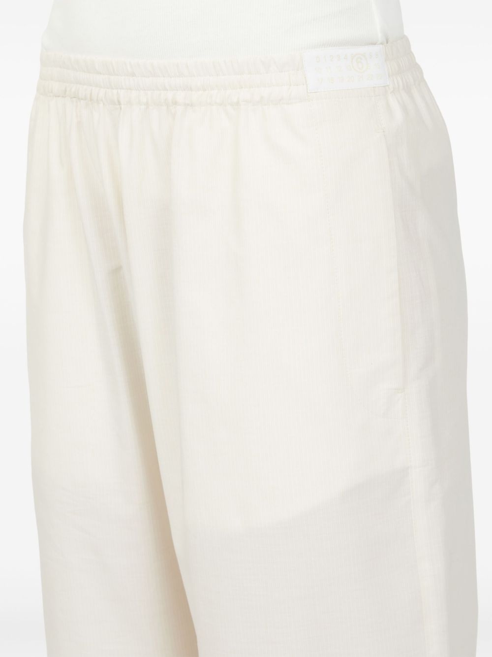 cotton flared trousers - 7