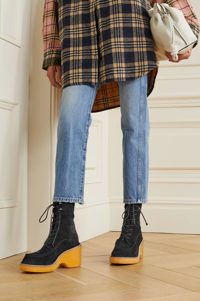 rag & bone Scout suede platform ankle boots outlook