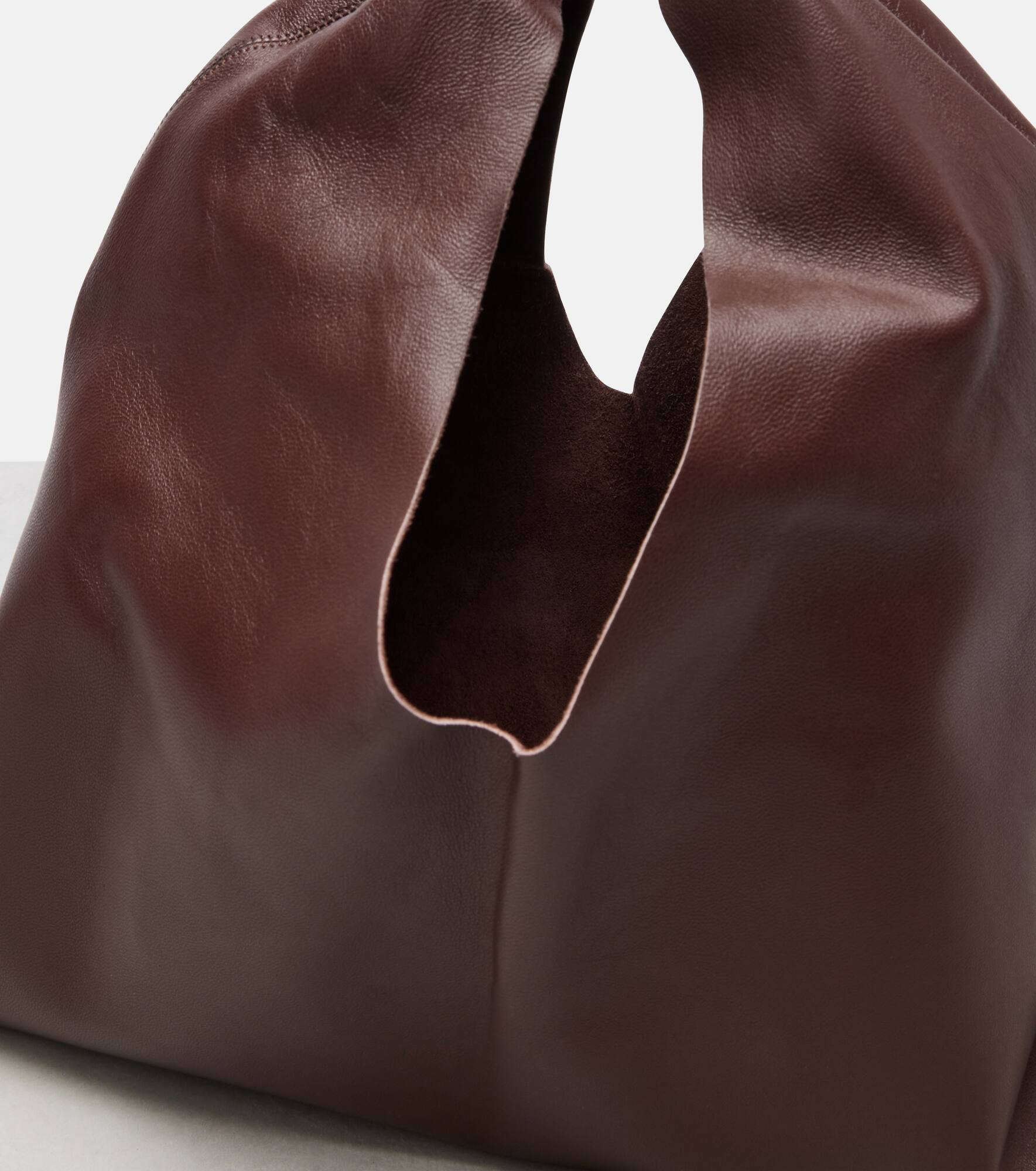 Bindle Small leather shoulder bag - 3