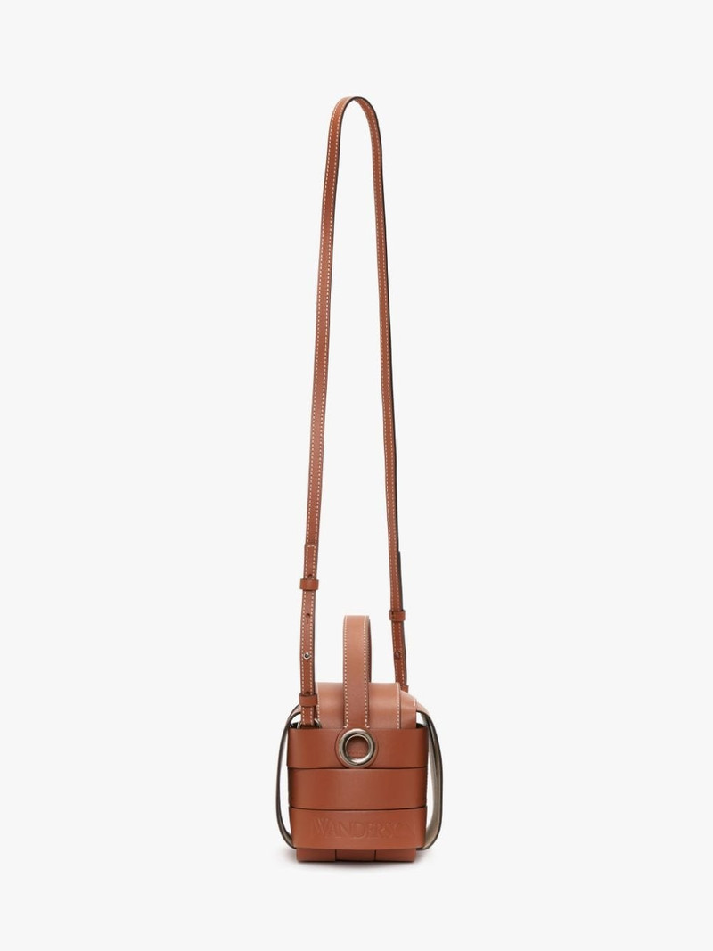 KNOT BAG - LEATHER TOP HANDLE BAG WITH CROSSBODY STRAP 5