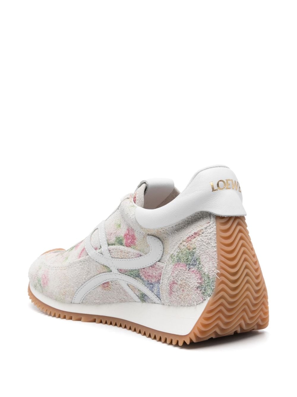 floral-print sneakers - 3