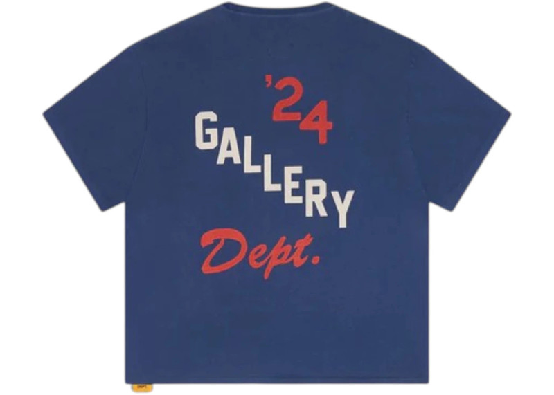 GALLERY DEPT. Gallery Dept. Arena Logo Print Cotton Jersey Tee Vintage Navy outlook