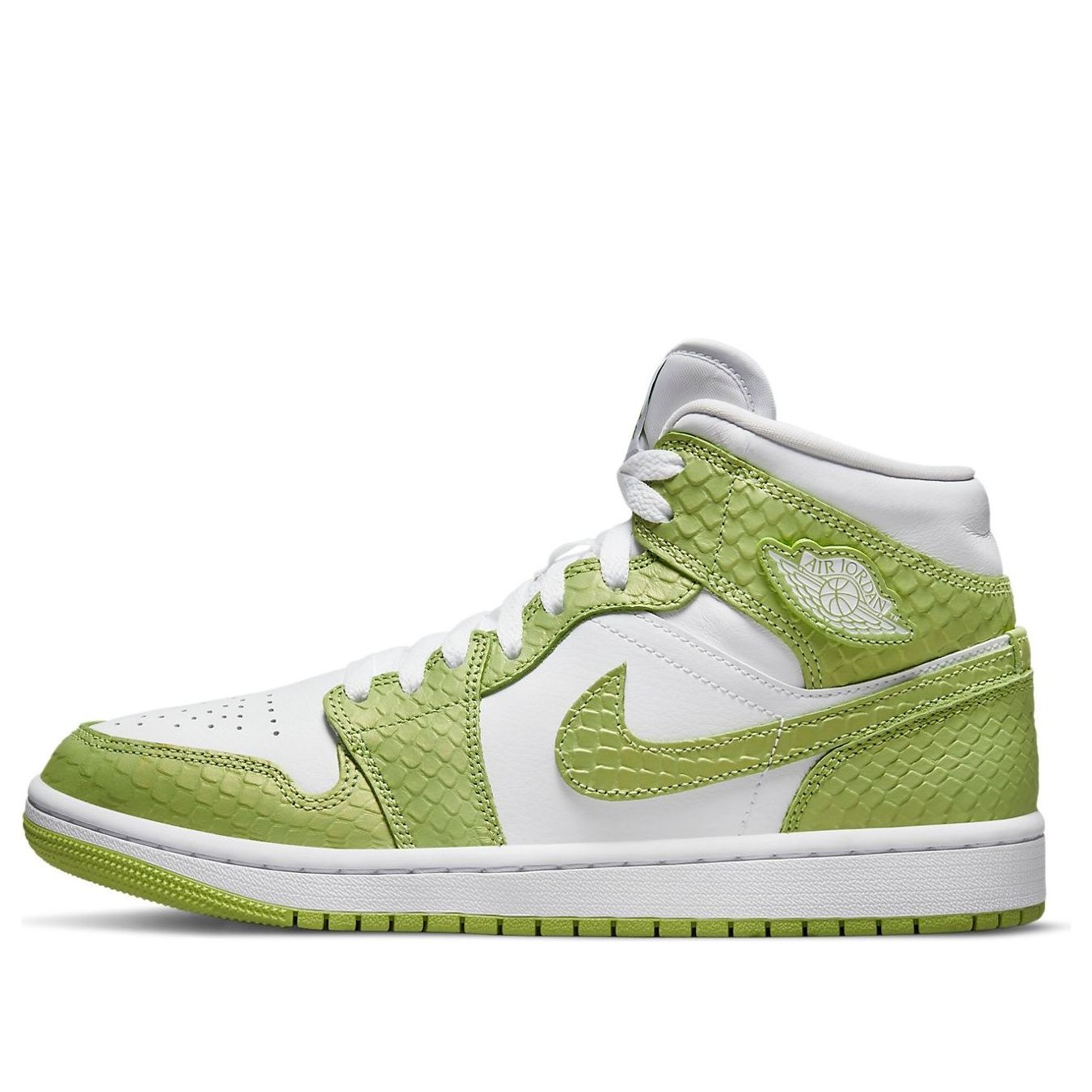 (WMNS) Air Jordan 1 Mid SE 'Green Python' DV2959-113 - 1