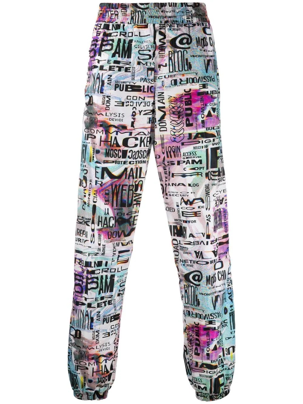 graphic-print track pants - 1