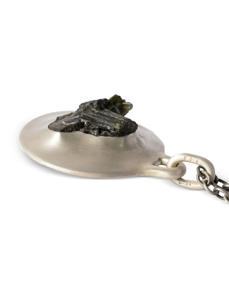 Parts of Four Disk pendant necklace outlook