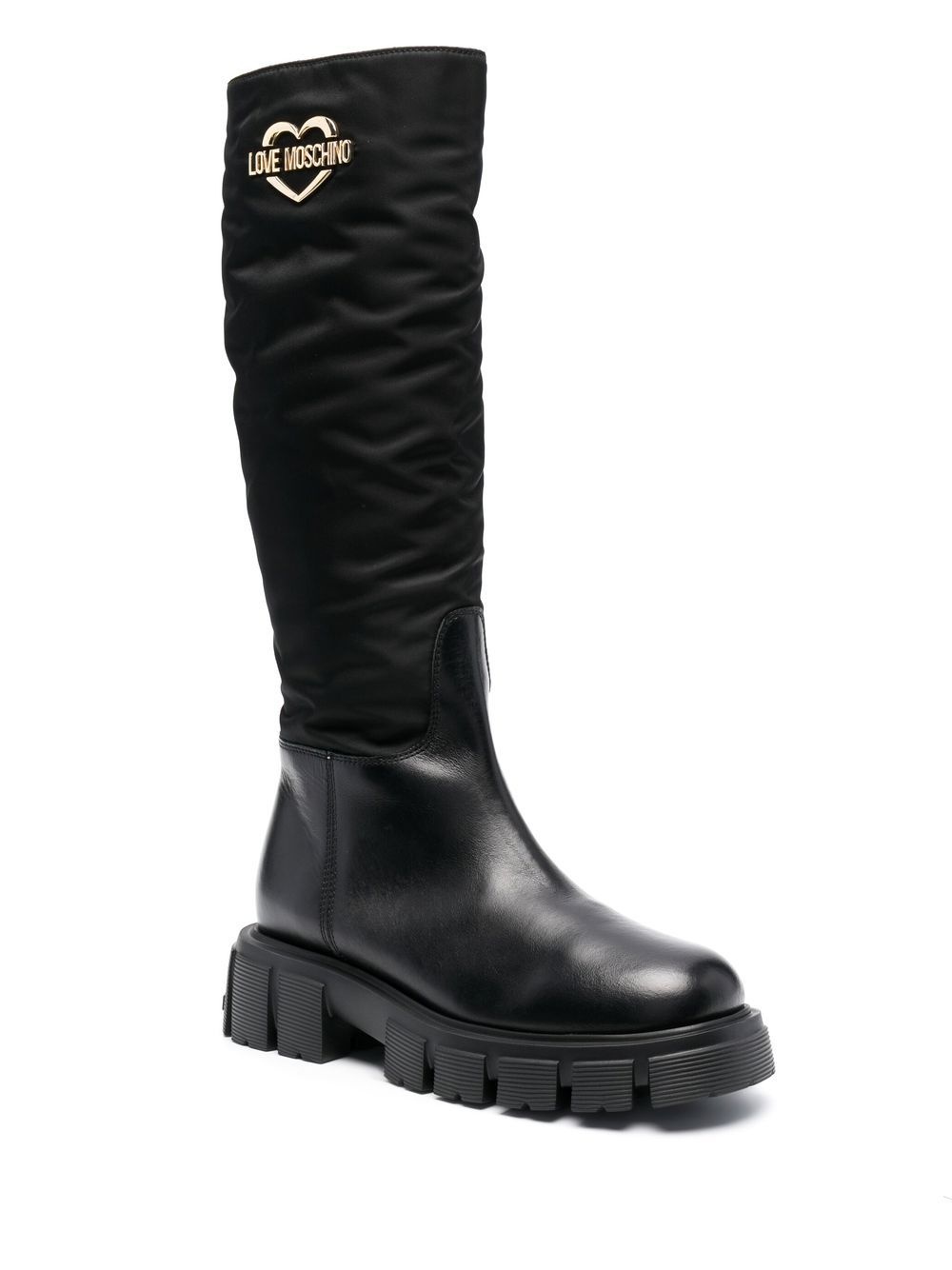 logo-plaque boots - 2