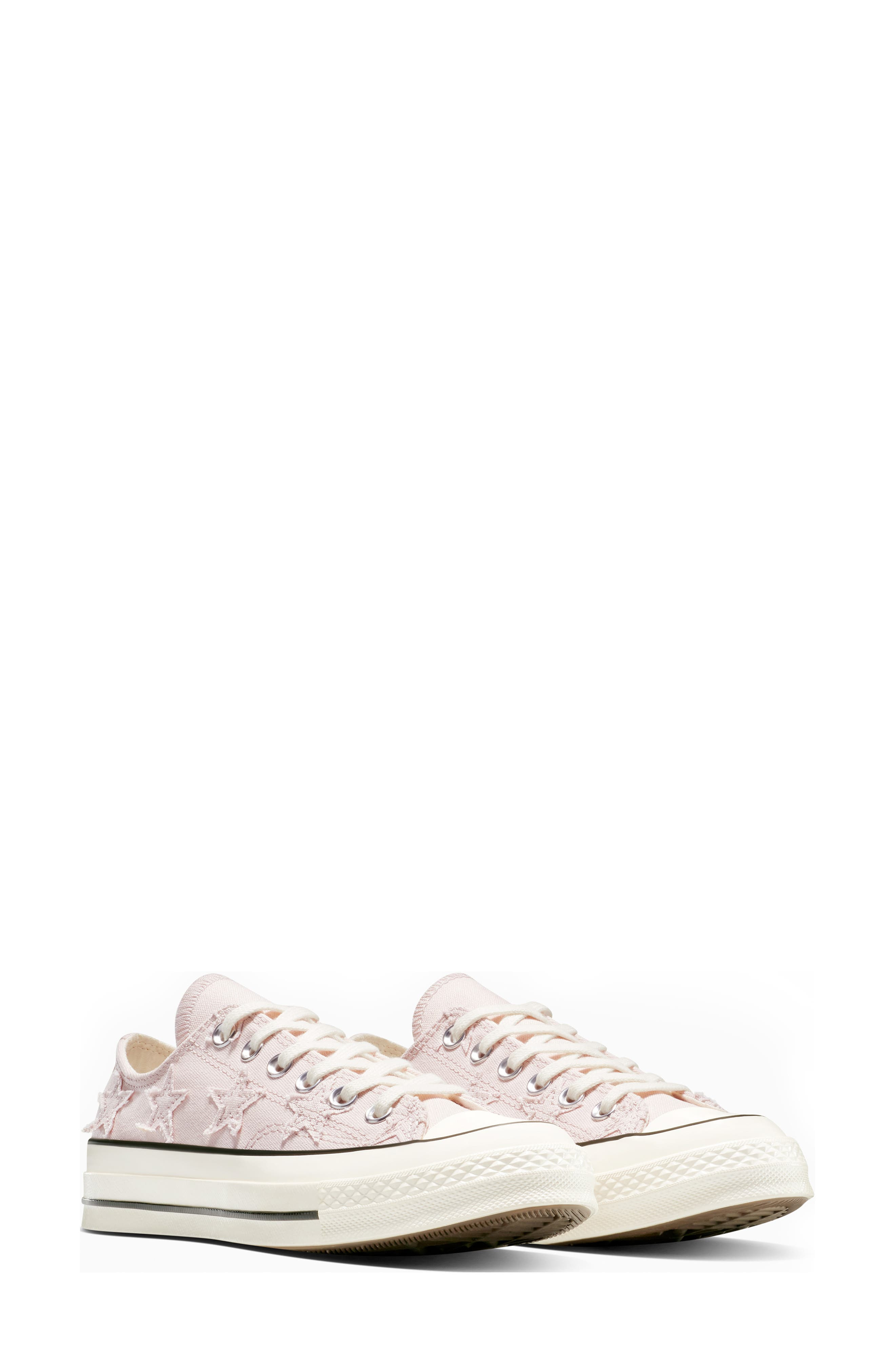 Converse Gender Inclusive Chuck 70 Celestial Low Top Sneaker in Shy Flamingo/Egret/Black at Nordstro - 7