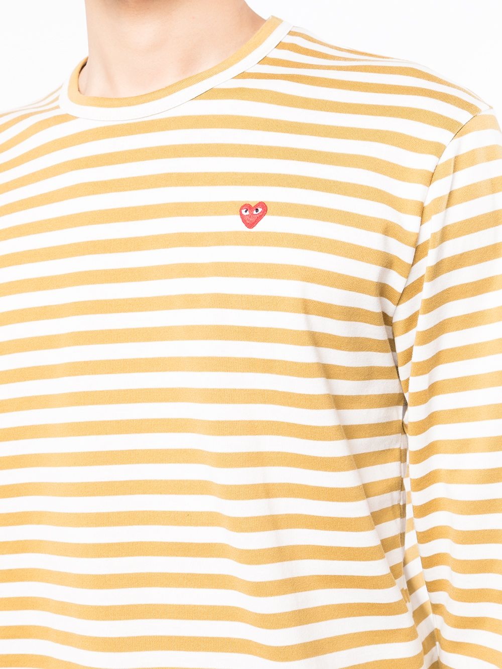 striped long-sleeve T-shirt - 5